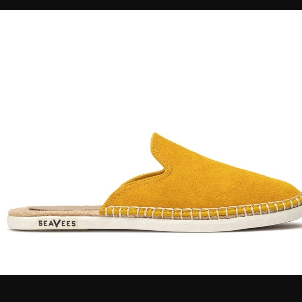 Anthro Seavees suede mules. Size 7.5
